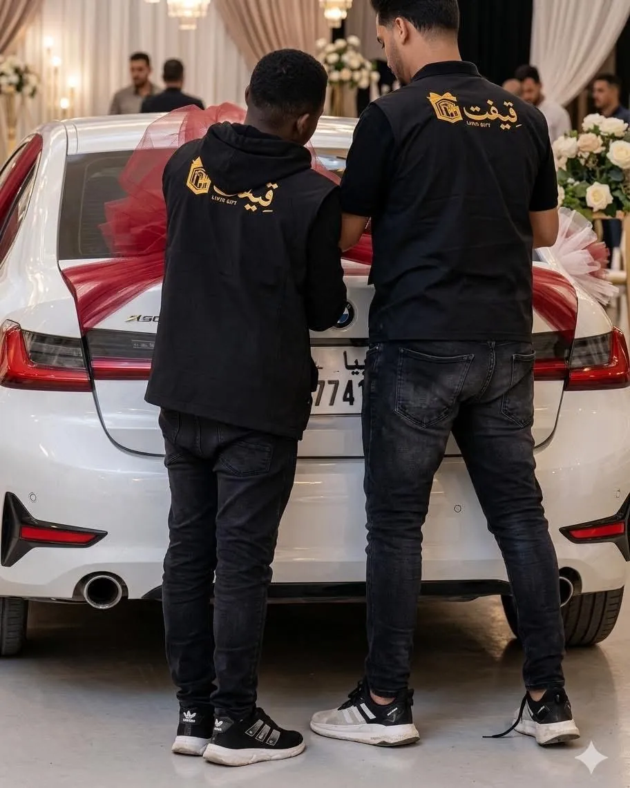 Wedding car decoration